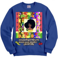 Unisex Film and Foil Crewneck Sweatshirt