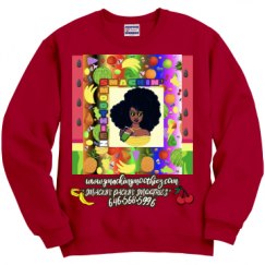 Unisex Film and Foil Crewneck Sweatshirt