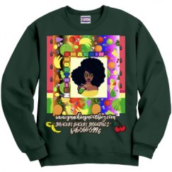 Unisex Film and Foil Crewneck Sweatshirt