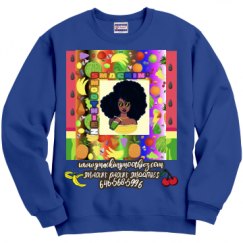 Unisex Film and Foil Crewneck Sweatshirt