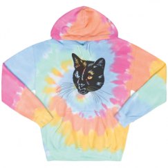 Unisex Tie-Dye Fleece Hoodie