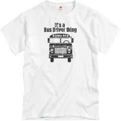 It's a bus driver thing