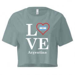 Ladies Festival Cali Crop Top Tee