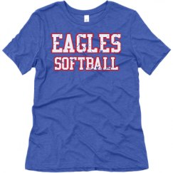 Ladies Relaxed Fit Super Soft Triblend Tee
