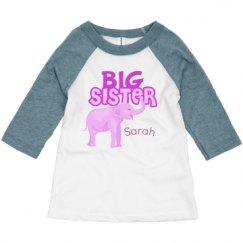 Toddler 3/4 Sleeve Raglan Tee