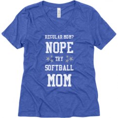 Ladies Relaxed Fit Super Soft Triblend V-Neck Tee