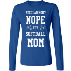 Ladies Relaxed Fit Basic Long Sleeve Tee