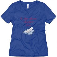 Ladies Relaxed Fit V-Neck Tee