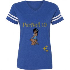 Ladies Relaxed Fit Vintage Sports Tee