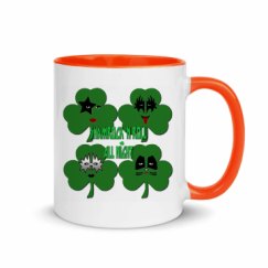 11oz Ceramic Mug with Color Inside