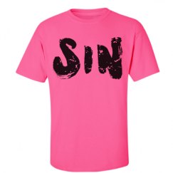 Unisex Ultra Cotton Safety Neon Crewneck Tee