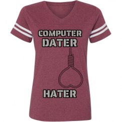 Ladies Relaxed Fit Vintage Sports Tee