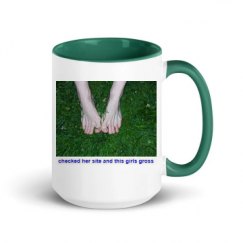 15oz Ceramic Mug with Color Inside