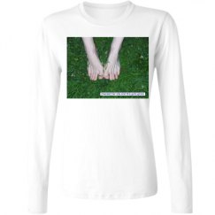 Ladies Relaxed Fit Basic Long Sleeve Tee