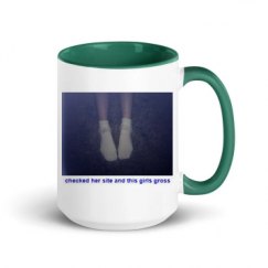 15oz Ceramic Mug with Color Inside