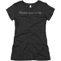 Ladies Slim Fit Super Soft Triblend Tee