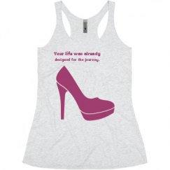 Ladies Slim Fit Super Soft Racerback Triblend Tank