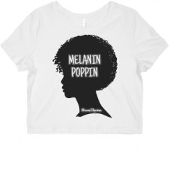 Ladies Slim Fit Crop Top Tee