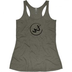 Ladies Slim Fit Super Soft Racerback Triblend Tank