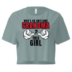 Ladies Festival Cali Crop Top Tee