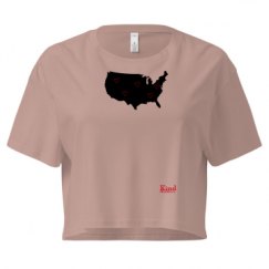 Ladies Festival Cali Crop Top Tee