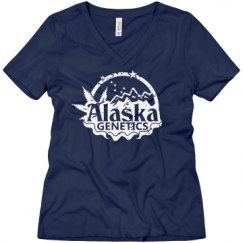 Ladies Relaxed Fit V-Neck Tee