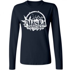 Ladies Relaxed Fit Basic Long Sleeve Tee