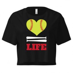 Ladies Festival Cali Crop Top Tee