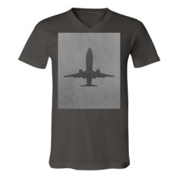 Unisex V-Neck Jersey Tee