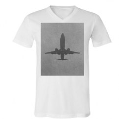 Unisex V-Neck Jersey Tee