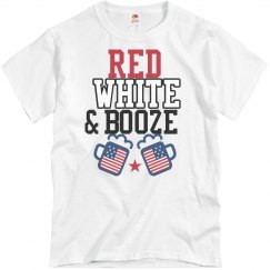Red, White & Booze Men's 