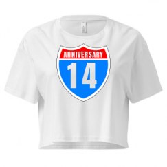 Ladies Festival Cali Crop Top Tee