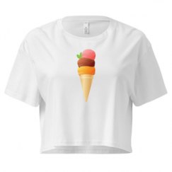 Ladies Festival Cali Crop Top Tee