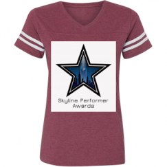 Ladies Relaxed Fit Vintage Sports Tee