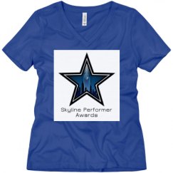 Ladies Relaxed Fit V-Neck Tee