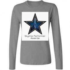 Ladies Relaxed Fit Basic Long Sleeve Tee