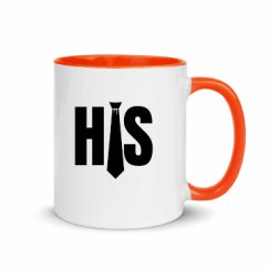 11oz Ceramic Mug with Color Inside