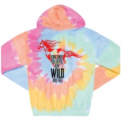 Unisex Tie-Dye Fleece Hoodie