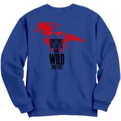 Unisex Film and Foil Crewneck Sweatshirt