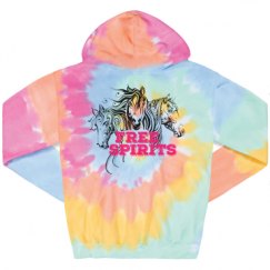 Unisex Tie-Dye Fleece Hoodie