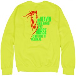 Unisex Neon Crewneck Sweatshirt