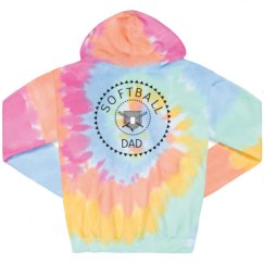 Unisex Tie-Dye Fleece Hoodie