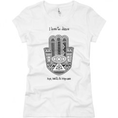 Ladies Slim Fit Basic Promo Jersey Tee