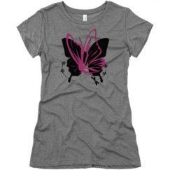 Ladies Slim Fit Super Soft Triblend Tee