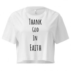 Ladies Festival Cali Crop Top Tee