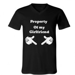 Unisex V-Neck Jersey Tee