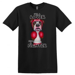 Boxer Dog Boxer with Gloves and Headgear