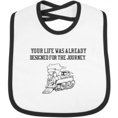 Infant Contrast Trim Bib