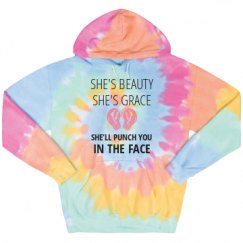 Unisex Tie-Dye Fleece Hoodie