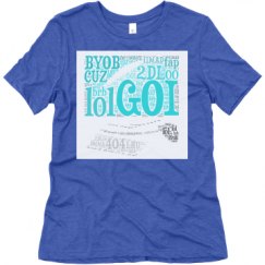 Ladies Relaxed Fit Super Soft Triblend Tee